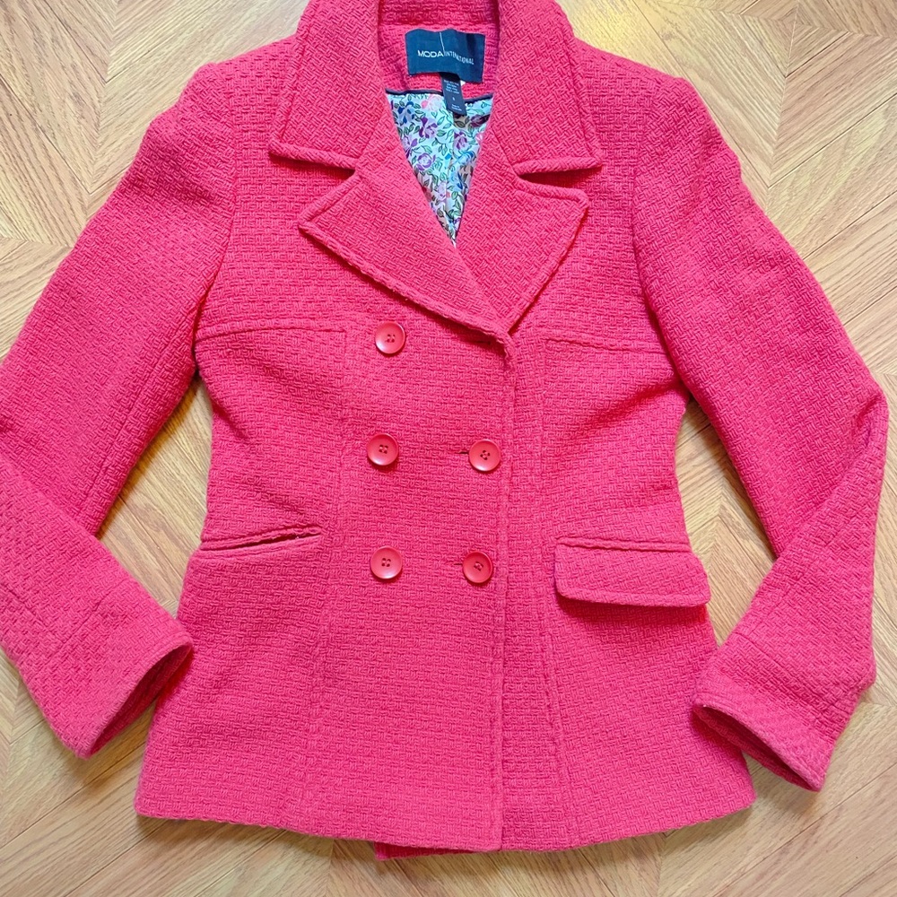 Moda internacional wool jacket